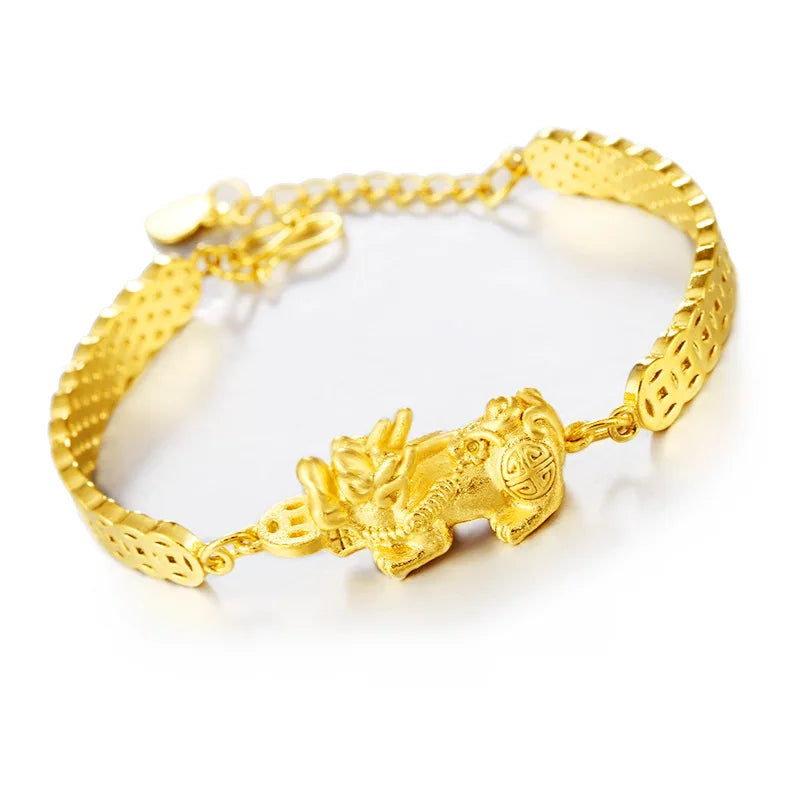 Sand Hand Chain Charm Bracelet Bangles Fine Jewelry