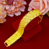 Dragon Pattern Bracelet Bangle Chain Wedding Engagement Jewelry