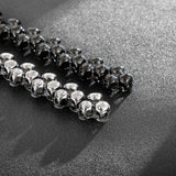 24mm Ghost Charm Bracelet Stainless Steel Punk Gothic Jewelry
