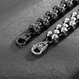 24mm Ghost Charm Bracelet Stainless Steel Punk Gothic Jewelry