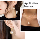 24pcs Mixed Shape Pearl Wire Pendant DIY Jewelry Making
