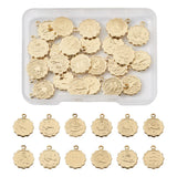 24pcs/Box Brass 12 Constellations Charms Pendant DIY Jewelry Making