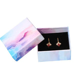 24pcs Cardboard Rainbow Jewelry Packaging Box 5x8x3cm