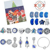 24pcs Christmas Countdown Advent Calendar Bell Surprise Box Set