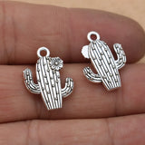 24pcs Alloy Cactus Charms Findings Jewelry DIY Supplies