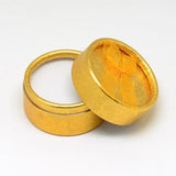 24pcs Flat Round Earring Ring Boxes Bowknot Jewelry Organizer Box Wedding
