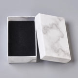 24pcs Paper Cardboard Necklace Jewelry Boxes Black F8