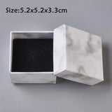 24pcs Paper Cardboard Necklace Jewelry Boxes Black F8