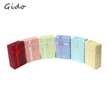 24pcs Paper Trinket Box Ring Necklace Earring Storage Organizer