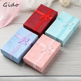 24pcs Paper Trinket Box Ring Necklace Earring Storage Organizer