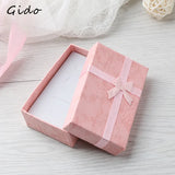 24pcs Paper Trinket Box Ring Necklace Earring Storage Organizer