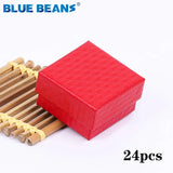 24pcs/Lot Ring Storage Box Earring Storage High Paper Jewelry Packaging Containe