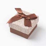 24pcs Cardboard Jewelry Packaging Display Box With Bowknot