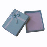 24pcs Pink Paper Jewelry Box 7x8x2.5cm Necklace Earring Ring Gift Packaging