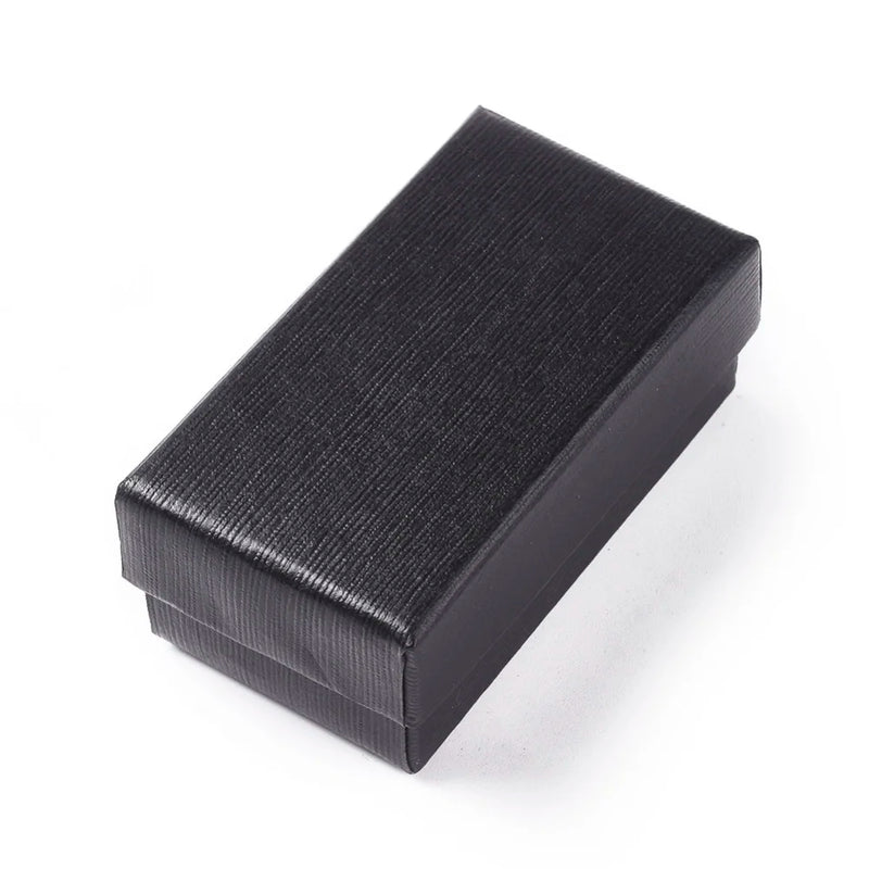 24pcs Paper Jewelry Boxes Rectangle & 7.25x4.2x3cm for Weddings Birthdays