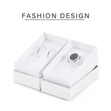 24pcs Paper Jewelry Boxes Rectangle & 7.25x4.2x3cm for Weddings Birthdays