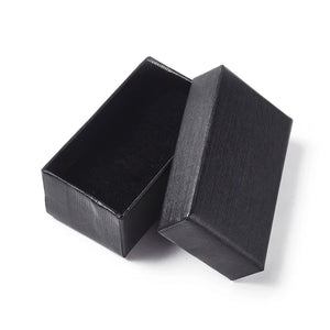 24pcs Paper Jewelry Boxes Rectangle & 7.25x4.2x3cm for Weddings Birthdays
