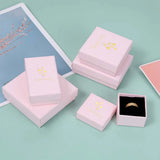 24pcs Pink Paper Jewelry Packaging Boxes Hot Roses Jewelry Gift box