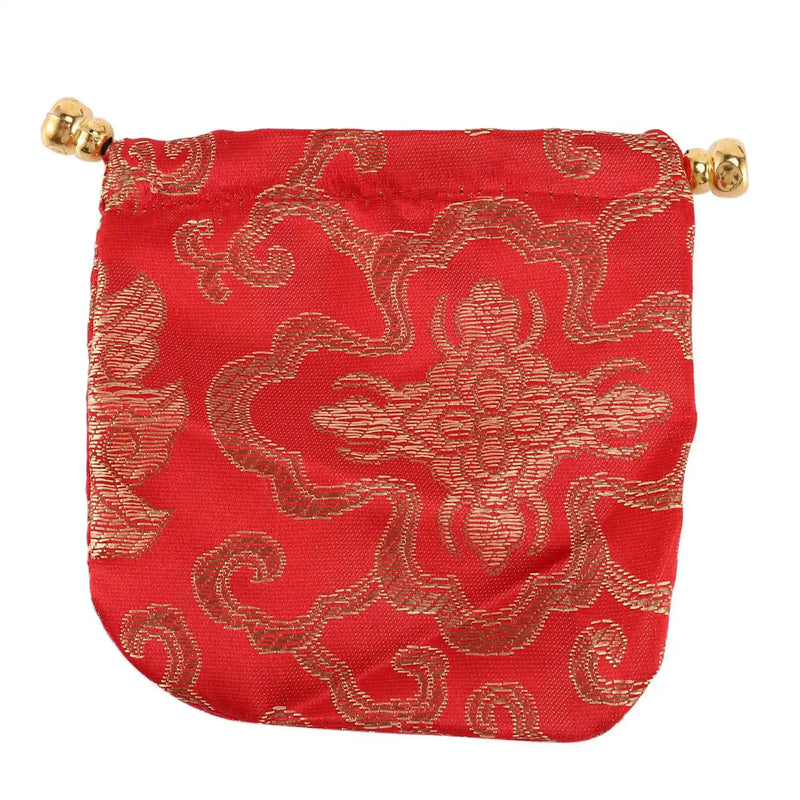 24pcs Silk Brocade Jewelry Pouch Bag Drawstring Coin Purse Gift Bag Set