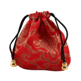24pcs Silk Brocade Jewelry Pouch Bag Drawstring Coin Purse Gift Bag Set