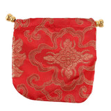 24pcs Silk Brocade Jewelry Pouch Bag Drawstring Coin Purse Gift Bag Set