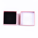 24pcs Square Cardboard Jewelry Boxes for Womens Jewellry with Sponge