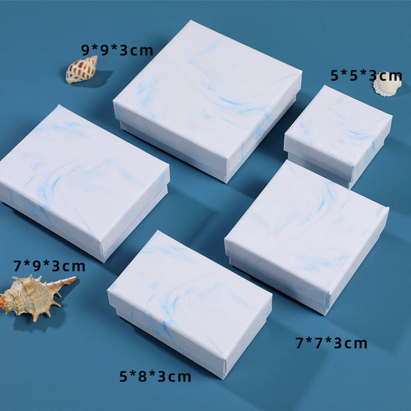 24pcs Square Jewelry Boxes for Necklace Earrings Bracelet