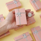 24pcs Valentines Bowknot Cardboard Jewelry Boxes DIY Packing Supplies