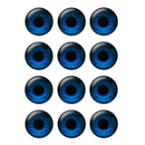 24pcs/bag Doll Pupil Eyes Chips 14mm Thin Glass Eye for Blythe Doll