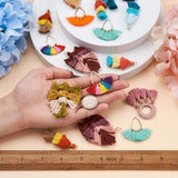 24pcs Tassel Pendants Charm Fringe Trim Curtain Accessories DIY Earrings Jewelry