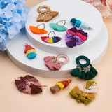 24pcs Tassel Pendants Charm Fringe Trim Curtain Accessories DIY Earrings Jewelry