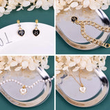 24pcs Enamel Heart Constellation Charms for DIY Jewelry Crafts Mix