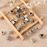12pc Zodiac Sign Spacer Beads Constellations Pattern European Beads