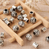 12pc Zodiac Sign Spacer Beads Constellations Pattern European Beads