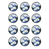 24pcs Flowers Glass Cabochons DIY Jewelry Findings H188