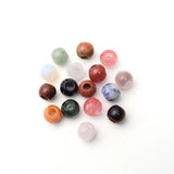 24pcs Mixed Colors Sodalite Beads Bracelet Necklace Loose Beads DIY Making