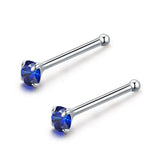 24pcs 925 Sterling Silver Nose Ring & Studs Body Jewelry for Women Girl
