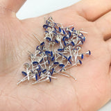 24pcs 925 Silver Evil Eye Nose Ring & Studs Body Jewelry for Women Piercing