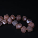 Natural Sunstones Faceted Nugget Beads 24pcs/strand
