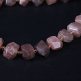 Natural Sunstones Faceted Nugget Beads 24pcs/strand