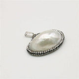 Abalone Paua Sea Pearl Shell Pendant for Jewelry Making