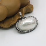 Abalone Paua Sea Pearl Shell Pendant for Jewelry Making