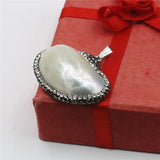 Abalone Paua Sea Pearl Shell Pendant for Jewelry Making