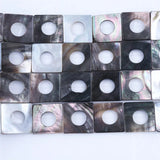 25*25mm Natural Sea Shell Beads Strands for DIY Jewelry Making