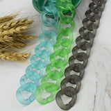 Transparent Acrylic Link Bead Chain for Jewelry Making DIY Bag Decoration