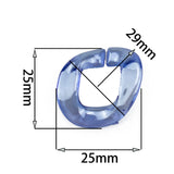 Transparent Acrylic Link Bead Chain for Jewelry Making DIY Bag Decoration