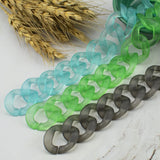 Transparent Acrylic Link Bead Chain for Jewelry Making DIY Bag Decoration