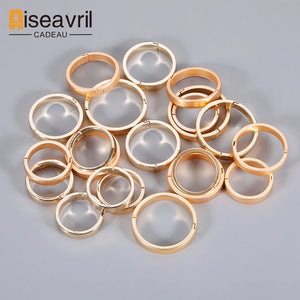 Metal Binder Rings 5pcs Loose-leaf Paper Book Index Cards Album Binding Clip Hol