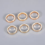 Metal Binder Rings 5pcs Loose-leaf Paper Book Index Cards Album Binding Clip Hol
