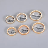Metal Binder Rings 5pcs Loose-leaf Paper Book Index Cards Album Binding Clip Hol